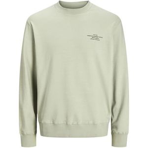 Jack & Jones Jprblachad Branding Sweat Crew Neck Ln, Aqua Gray, S