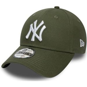 New Era New York Yankees MLB League Essential Olijfgroen Verstelbare 9Forty Pet voor Kinderen - Youth