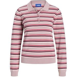 JACK & JONES Jxlilliana Ls Polo Neck Knit, Violet Ice, M