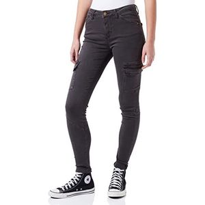 MUSTANG Dames June Skinny Cargo Jeans, Ebony 4086, 30W x 32L