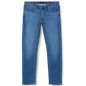 Lee Daren Zip Fly Jeans voor heren, Mid Worn in, 34W x 34L