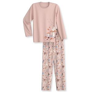 CALIDA Meisje pyjama, perzik roos, 128-134