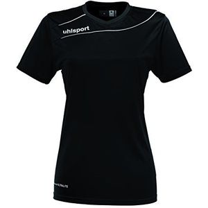 uhlsport Kinder Stream 3.0 shirt met korte mouwen, zwart/wit, XS