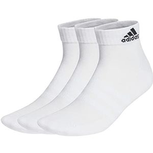 adidas Cushioned Sportswear 3 Pairs Enkelsokken Wit/Zwart L