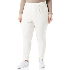 KAFFE Damesbroek, casual, slim fit, elastische tailleband, enkellengte, dames, Antiek wit, 38