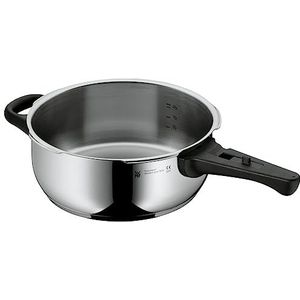 WMF Perfect One Pot snelkookpan - onderste deel inductie 3l, stoompan zonder deksel, Cromargan roestvrij staal gepolijst