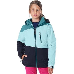 killtec meisjes Ski-jack/functioneel jack met capuchon en sneeuwvanger KSW 331 GRLS SKI JCKT, mint, 152, 42091-000