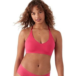 True & Co Dames True Body Triangel kant en racerback BH, ondoorzichtig, framboos, S (32C/D/34A/B), frambozen, S (32C/D/34A/B)