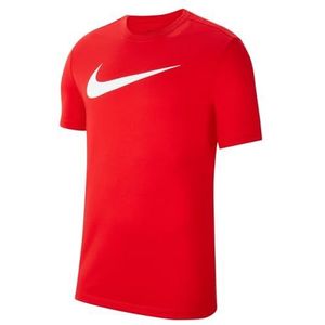 Nike Heren Short Sleeve Top M Nk Df Park20 Ss Tee Hbr, University Rood/Wit, CW6936-657, XL