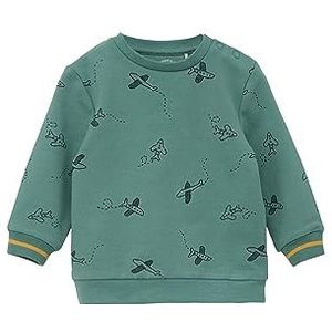 s.Oliver Jongens sweatshirt lange mouwen, blauwgroen., 68 cm