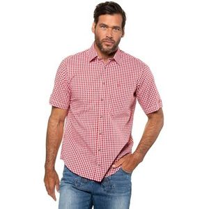 JP 1880 - Traditioneel Overhemd - Geruit - Kent Kraag - L-8XL tot 7XL