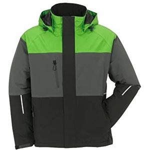 Planam AVIJAGRÜ1 XS Outdoor Aviator jas, groen/grijs/zwart, maat XS