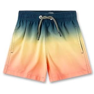 Sanetta Jongenszwemshorts blauw | Comfortabele en sneldrogende zwembroek van gerecycled polyester voor jongens. Badmode voor kinderen, blauw, 128