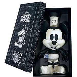 Simba 6315870276 - Disney Stoomboot Mickey Mouse, pluche figuur - gelimiteerde speciale editie voor verzamelaars, exclusief bij Amazon, 35 cm grote figuur in cadeauverpakking, verzamelobject