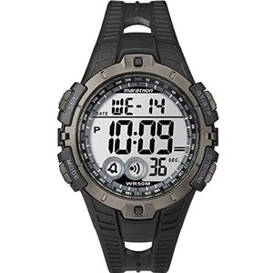 Timex heren horloge digitaal kwarts plastic, zwart, Riemen.