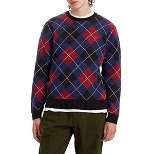 Levi's Originele Hm Sweater heren , ARTHUR ARGYLE METEORITE, XL