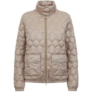 Geox Woman W MYLUSE DOWN JACKETS SIMPLY TAUPE_52, Simply Taupe, 46