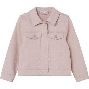 NAME IT Nmfatacca TWI AOP Ed Jacket voor meisjes, Violet Ice, 80