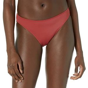 Amazon Essentials Klassieke bikini badpak voor dames, baksteenrood, groot