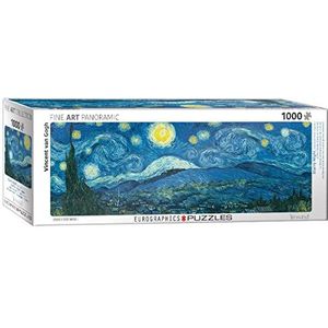 Sterrennachtpanorama (uitbreiding van de werken van Van Gogh) Puzzel van 1000 stukjes