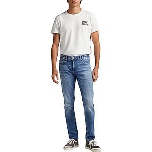 Pepe Jeans Finsbury Jeans voor heren, Blauwe Denim Gx2, 31W x 34L