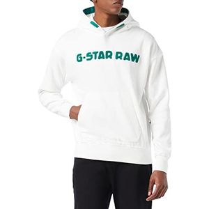 G-STAR RAW Embro Hoodie voor heren, uniseks, wit (Milk D21689-a975-111), XS