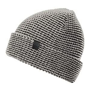 BICKLEY + MITCHELL Dames Two Color Waffle Structured Womens 2005-01-12-20 Beanie Hoed, Zwart, One Size