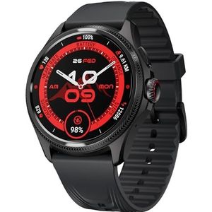 TicWatch Pro 5 Enduro Smartwatch voor heren 1,43 inch Android Wear OS Smart Watch 90 uur batterij 110+ trainingsmodi 7/24 Hartslag Gezondheid Fitness Tracker Buiten 5ATM GPS Kompas
