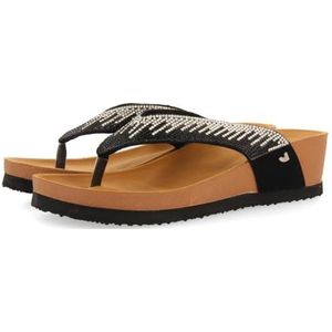 GIOSEPPO ISNELLO, teenslippers voor dames, zwart, 37 EU, Zwart, 37 EU