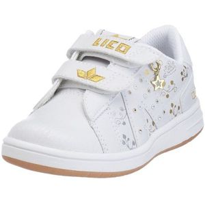 Lico Sally V 500051, sneakers voor meisjes, wit, (wit-goud-zilver), wit, 27 EU