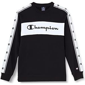 Champion Legacy American Tape Heavy Powerblend Terry Color Block Crewneck sweatshirt, zwart, S voor heren