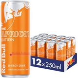 Red Bull Energy Drink Summer Edition, Abrikoos-Aardbei, 12-pack - 12 x 250ml I Energiedrank met Fruitige Abrikoos en Aardbeismaak I Stimuleert Lichaam en Geest