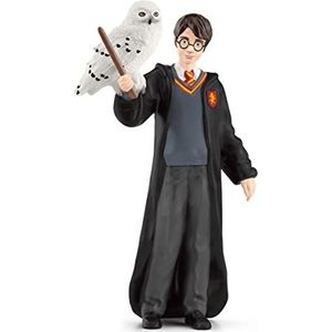 schleich WIZARDING WORLD Harry Potter en Hedwig, vanaf 6 jaar, 42633 - Speelfiguur, 4 x 2,5 x 10 cm