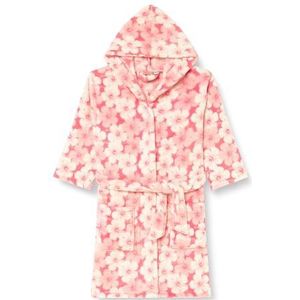 Badjas - Fleece - Blauw - Kinderen - Capuchon - Twee Zakken