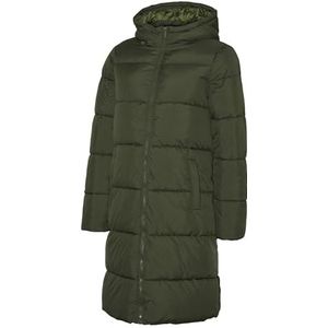 MAMA.LICIOUS Mlursa Long Jacket A Damesjas, groen, S