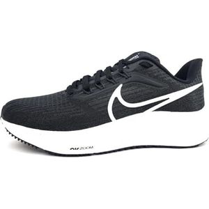 Nike Air Zoom Pegasus 39 Sneakers voor dames, Zwart Wit Dk Smoke Grey, 44 EU
