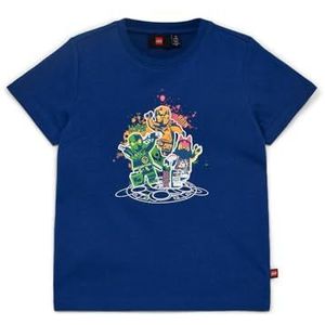 LEGO T-shirt voor jongens, Donkerblauw, 146 cm