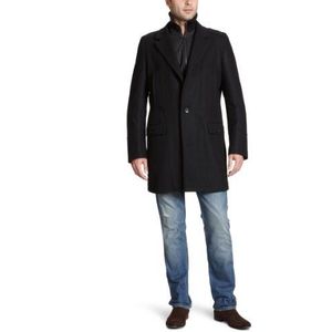Strellson Premium korte mantel voor heren Regular Fit 11001601 Caspian
