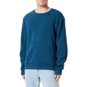 Yuka - Sweatshirt - Petrol - Effen - Lange Mouw