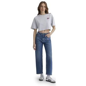 Mavi T-shirt voor dames met grafische print, lichtgrijs gem., XS