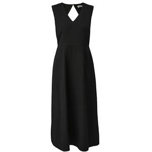 s.Oliver BLACK LABEL Maxi-jurk voor dames van linnenmix, 9999, 40