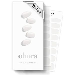 ohora - Gel Nail Sticker - Clean White - Gel en Acrylnagels - 1 st