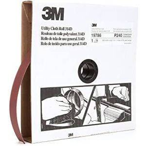 3M Utility Doek Roll 314D, 1"" x 50 yd P400 J-gewicht