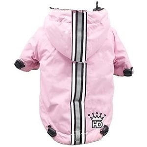Hip Doggie Puppagonia Rain Parka, L, roze