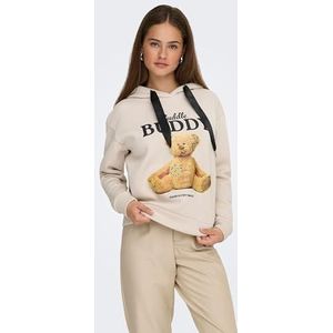 ONLY Onlricky L/S Hood Box SWT, Pumice Stone, M