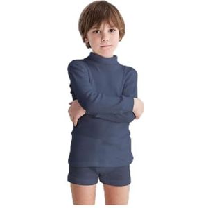 PUNT NOU 7000 Semicisne voor kinderen, pluche binnenkant, kleur: marineblauw, maat 12, marineblauw, One size