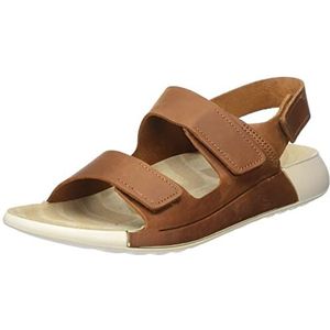 Ecco 2ND Cozmo K Flat Sandaal, Amber, 34 EU, amber, 34 EU