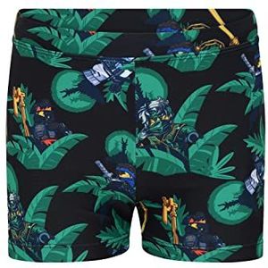LEGO Jongen Ninjago Jungen Badehose LWAlex 318 Zwembroek, 995 Zwart, 98