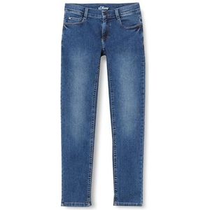 s.Oliver Junior Jongens Jeans Broek, Skinny Seattle Blue 158, blauw, 158 cm