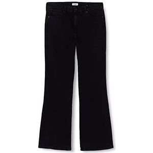 Wrangler Flare Jeans dames, Easy Black, 26W / 32L